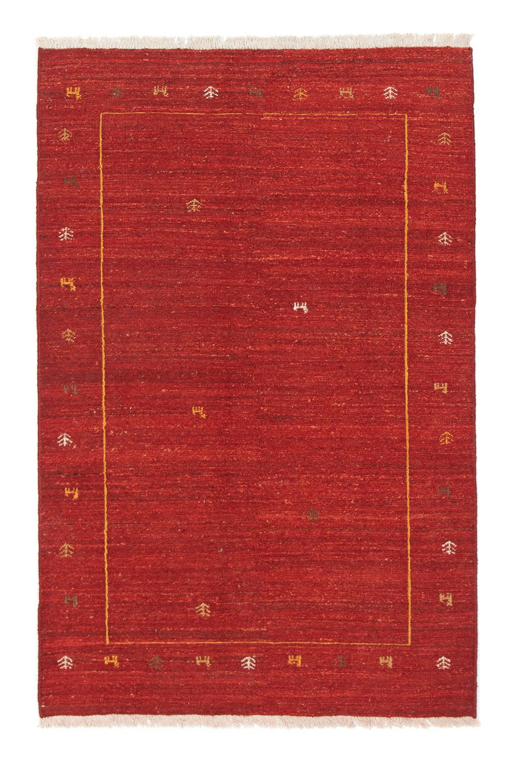 Gabbeh-tæppe - Persisk - 175 x 112 cm - rød