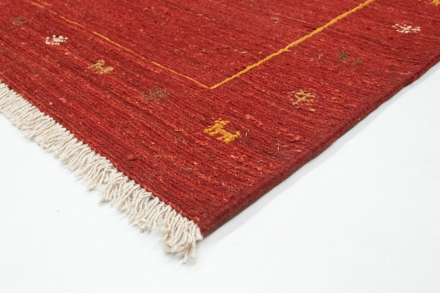 Gabbeh-tæppe - Persisk - 175 x 112 cm - rød