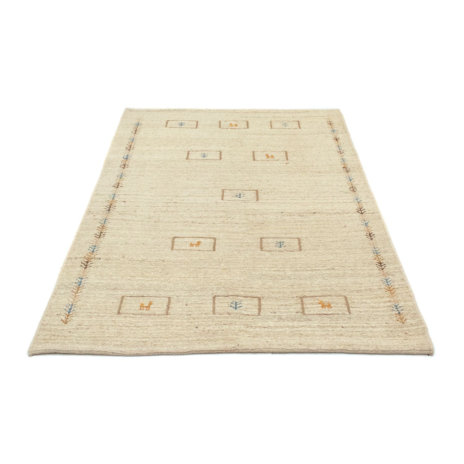 Gabbeh-tæppe - Persisk - 166 x 113 cm - beige