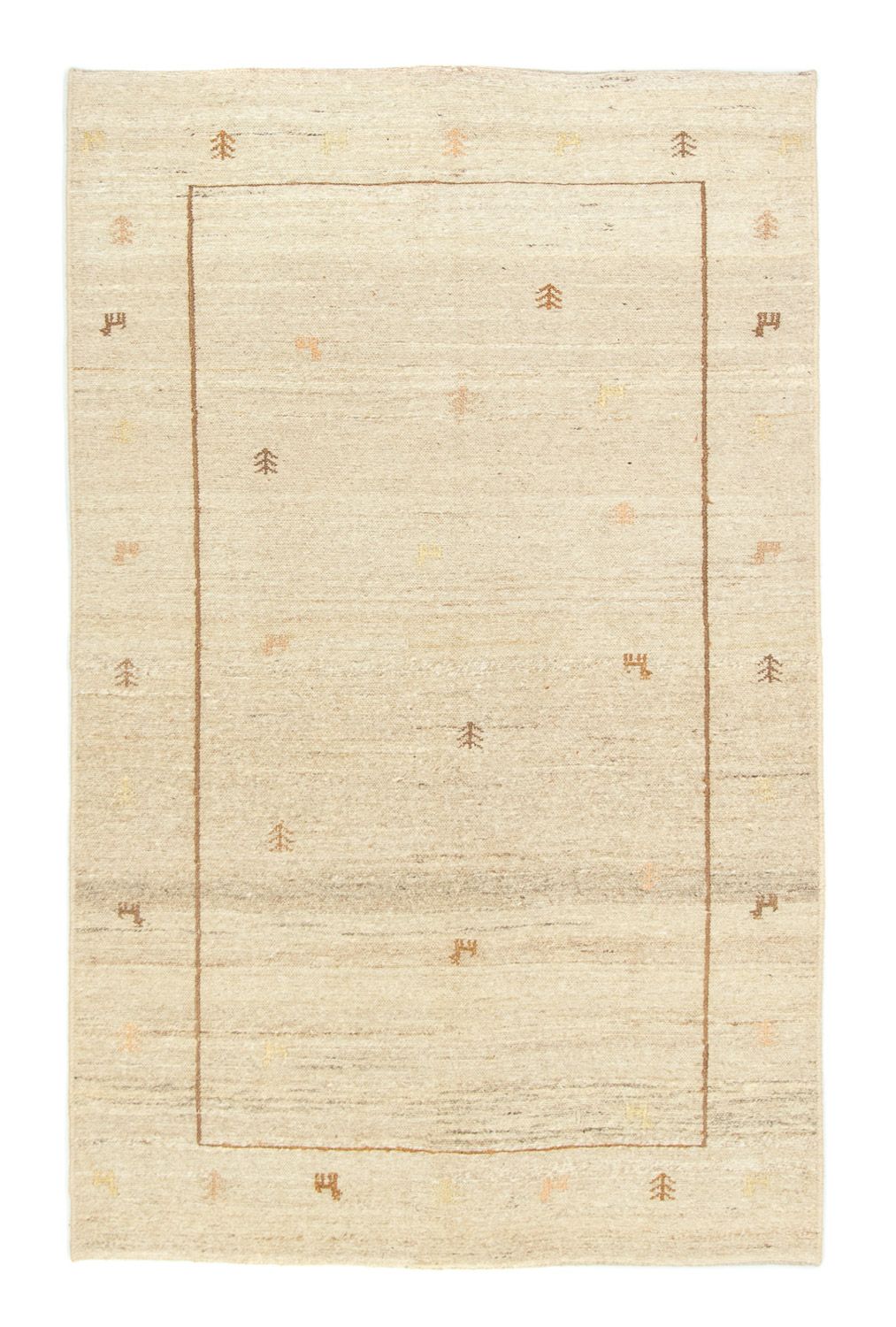 Gabbeh-tæppe - Persisk - 171 x 110 cm - beige