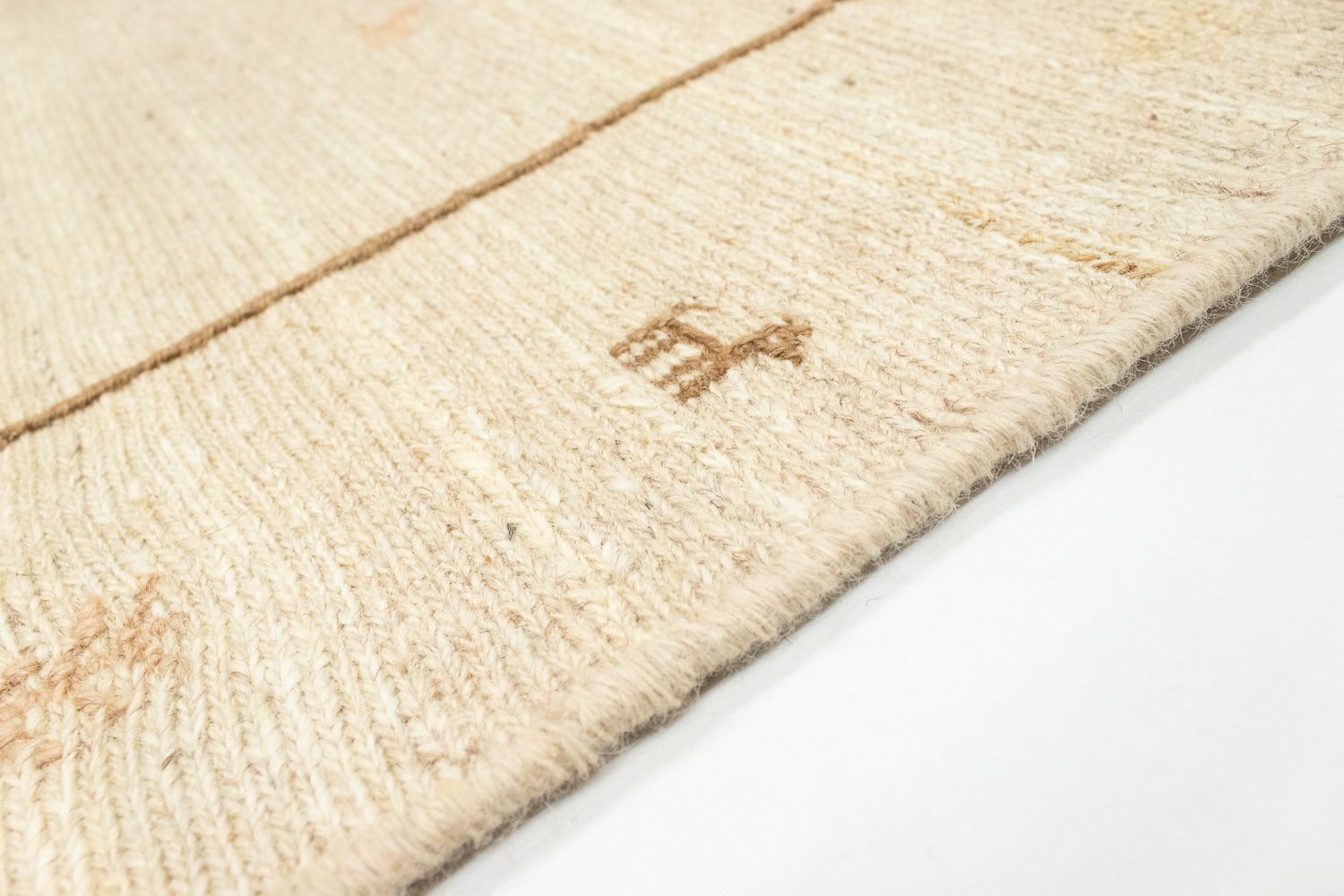 Gabbeh-tæppe - Persisk - 171 x 110 cm - beige