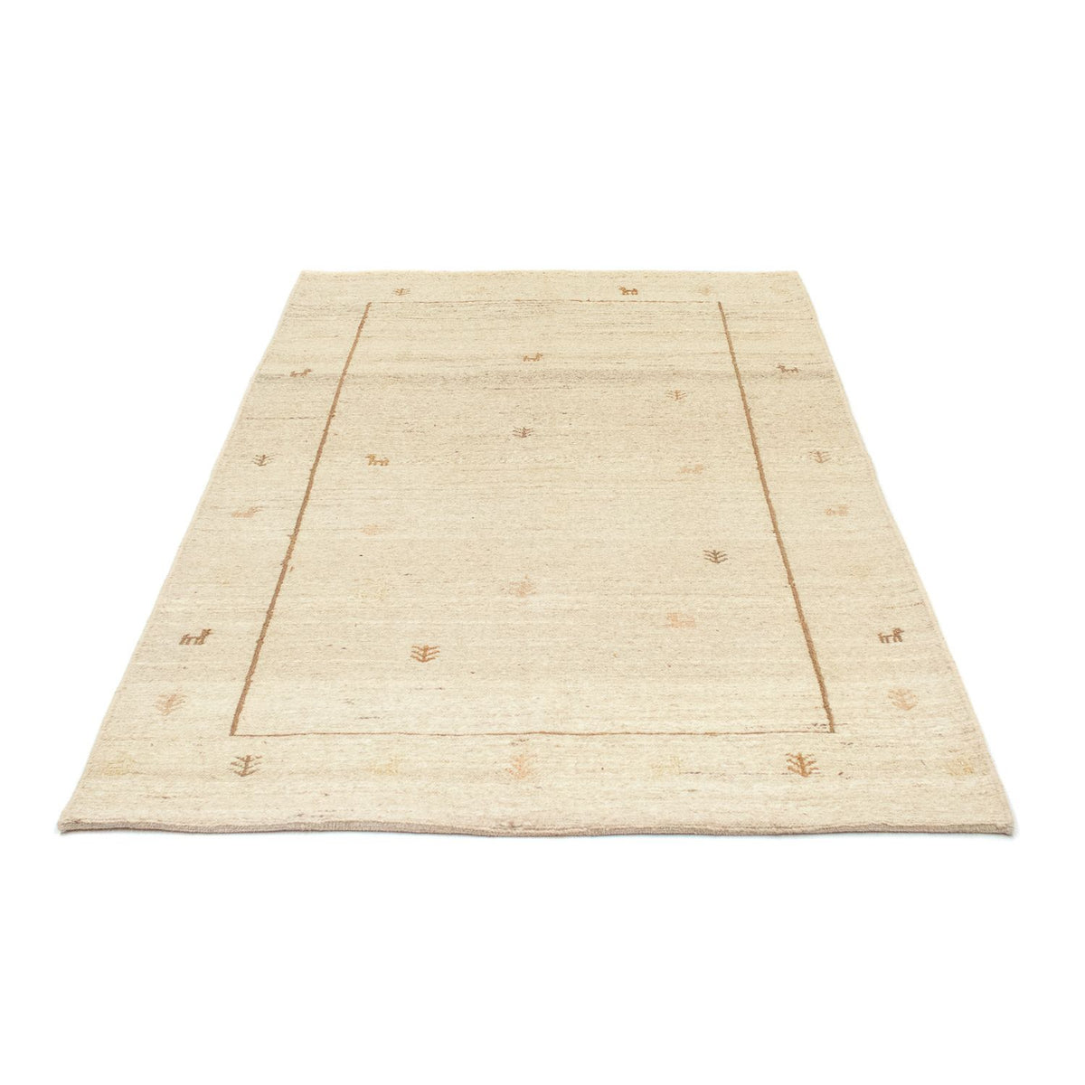 Gabbeh-tæppe - Persisk - 171 x 110 cm - beige