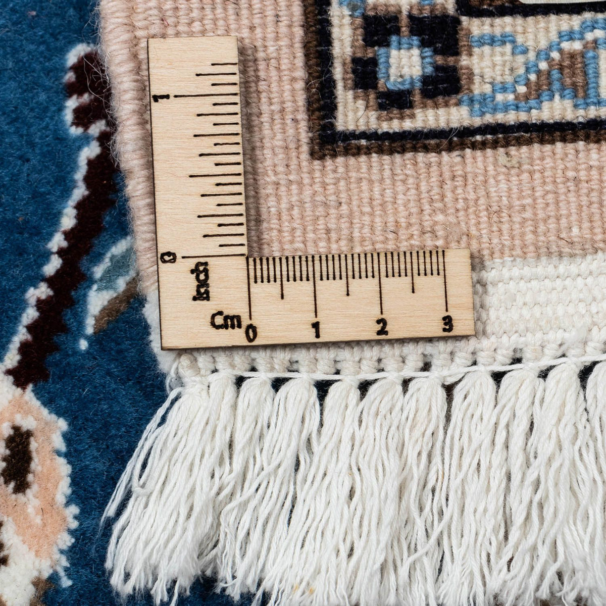 Persisk tæppe - Nain - Royal - 348 x 245 cm - mørkeblå