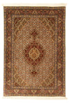 Tabriz - 50 Raj Tæppe 83x126cm - Persisk tæppe - Rektangulær / Beige / 83 x 126 cm Rektangulær