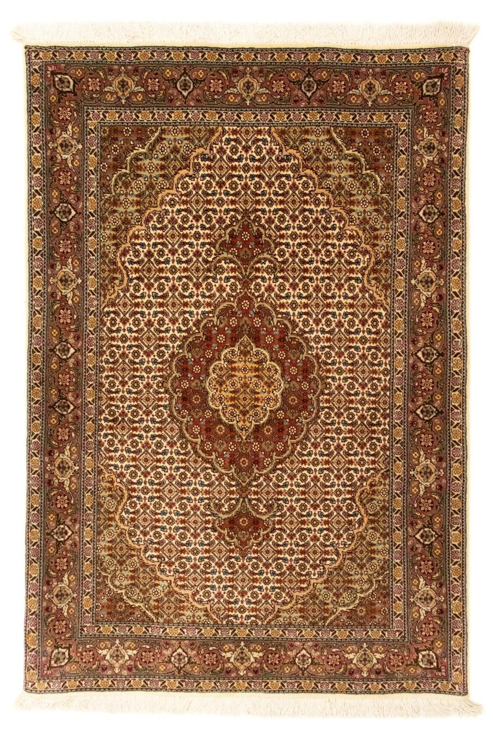 Persisk tæppe - Tabriz - Royal - 126 x 83 cm - beige