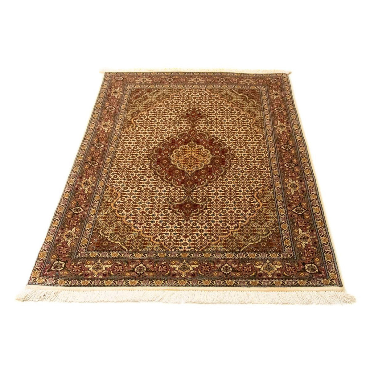 Persisk tæppe - Tabriz - Royal - 126 x 83 cm - beige