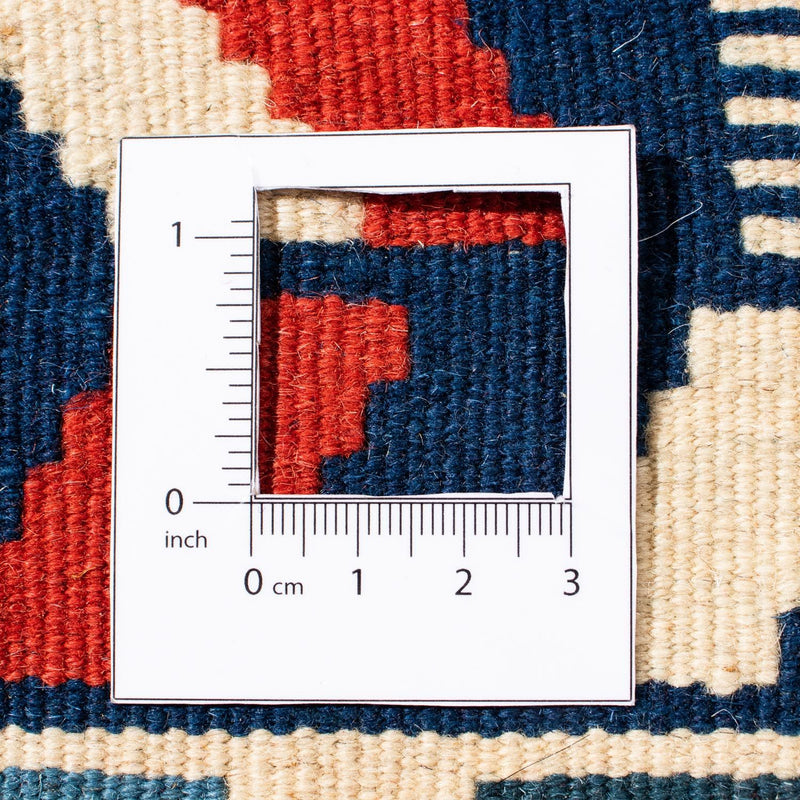 Kelim-tæppe - orientalsk firkantet  - 100 x 100 cm - beige