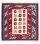 Kilim Fars Tæppe 100x100cm