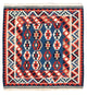 Kilim Fars Tæppe 105x105cm