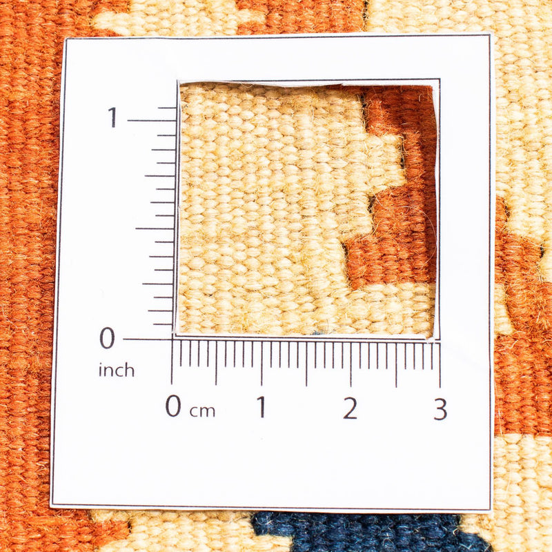 Kelim-tæppe - orientalsk firkantet  - 103 x 100 cm - beige