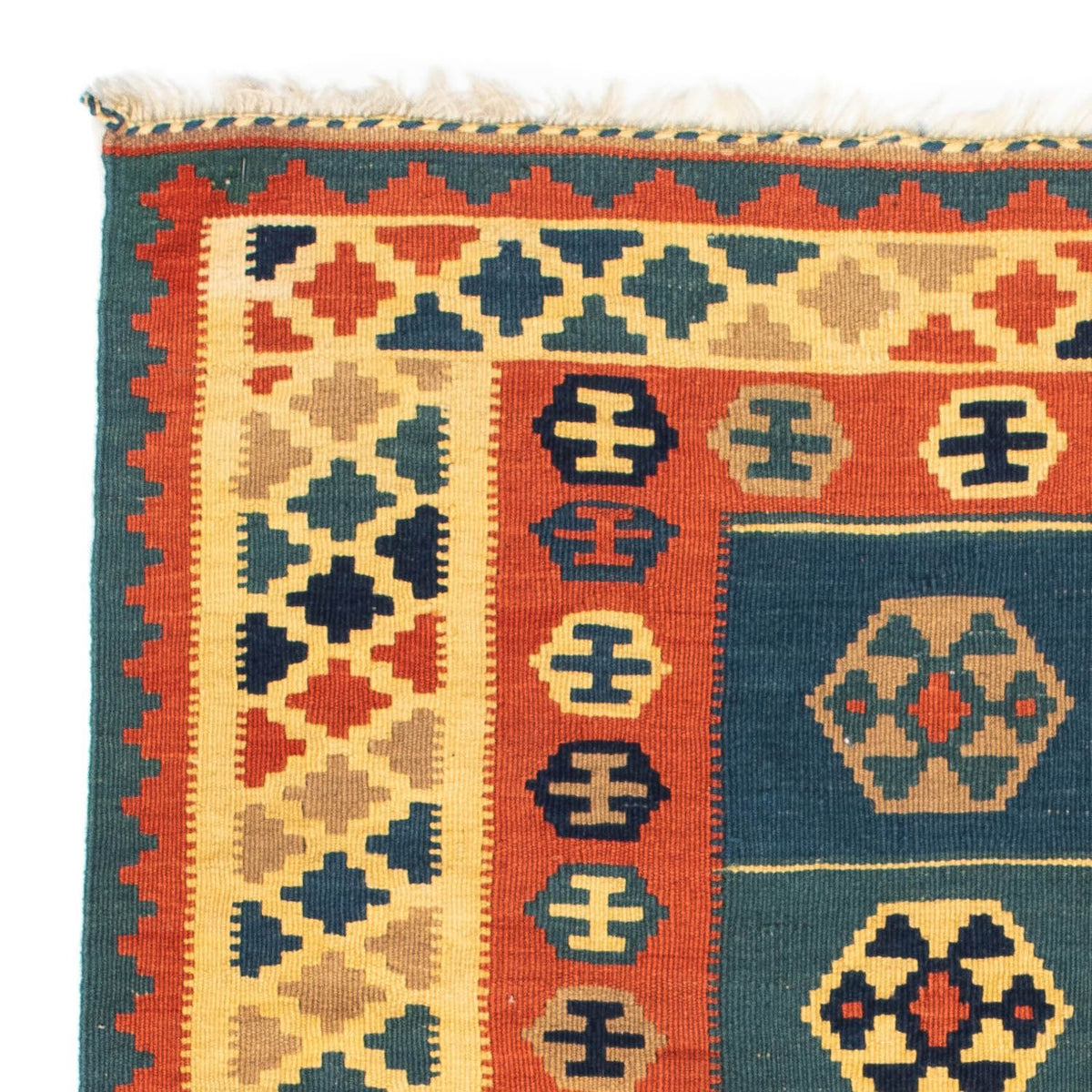 Kilim Fars Tæppe 100x100cm