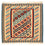 Kelim-tæppe - orientalsk firkantet  - 107 x 101 cm - beige