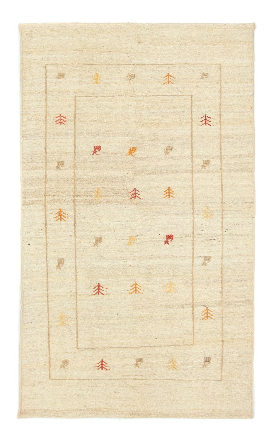 Gabbeh-tæppe - Persisk - 179 x 108 cm - beige