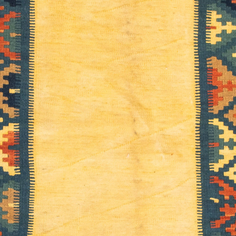 Kelim-tæppe - orientalsk firkantet  - 100 x 97 cm - beige