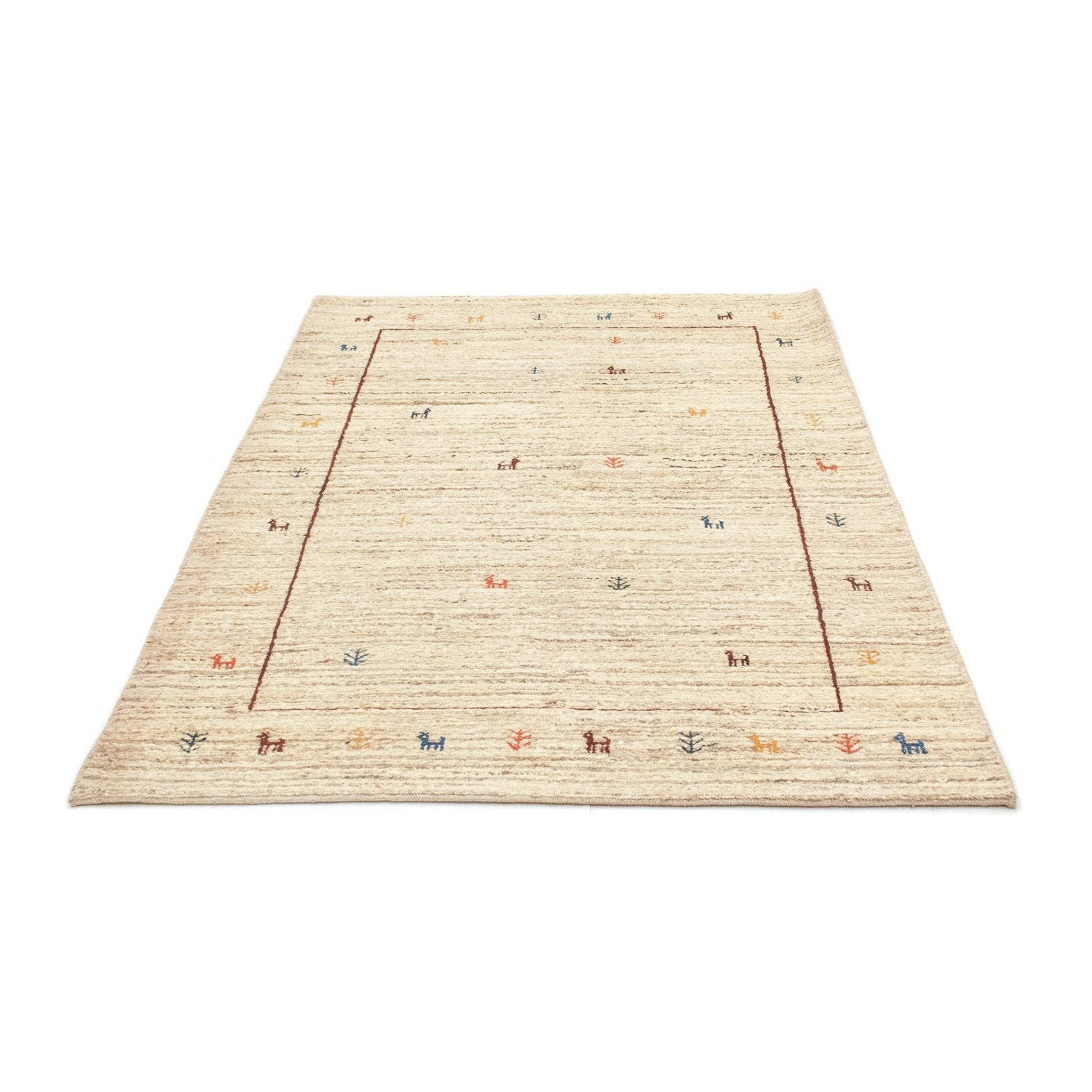 Gabbeh-tæppe - Persisk - 174 x 121 cm - beige