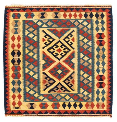 Kilim Fars Tæppe 100x100cm