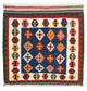 Kilim Fars Tæppe 98x98cm