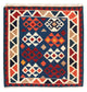 Kilim Fars Tæppe 104x102cm