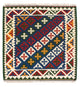 Kilim Fars Tæppe 104x102cm