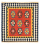 Kilim Fars Tæppe 105x100cm