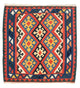Kilim Fars Tæppe 102x101cm