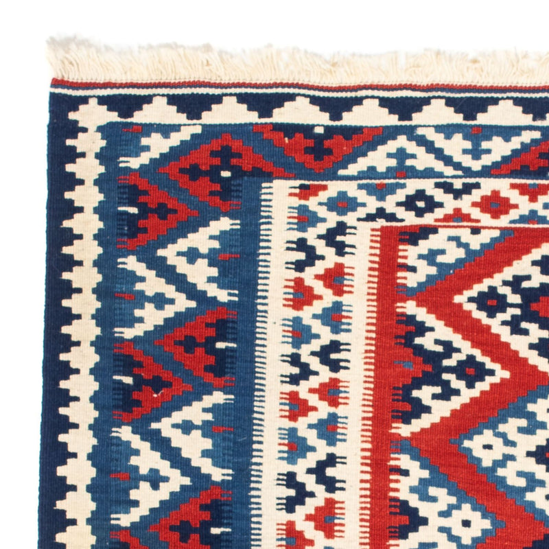 Kelim-tæppe - orientalsk firkantet  - 103 x 103 cm - flerfarvet