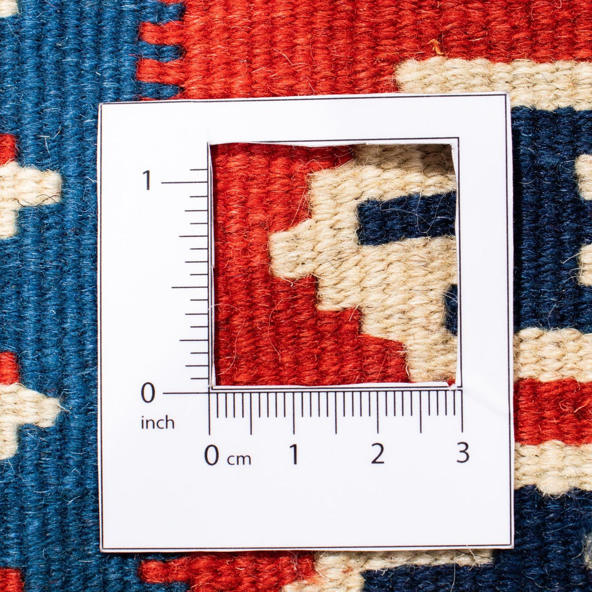 Kelim-tæppe - orientalsk firkantet  - 103 x 103 cm - beige