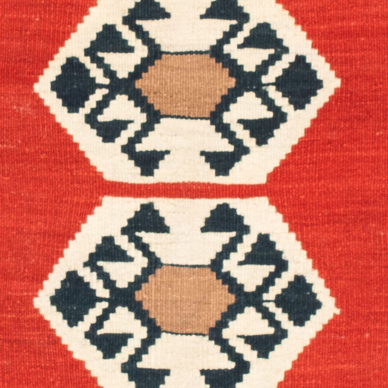 Kelim-tæppe - orientalsk firkantet  - 103 x 103 cm - flerfarvet