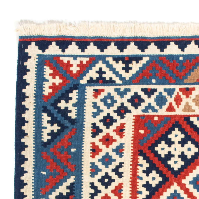 Kelim-tæppe - orientalsk firkantet  - 101 x 96 cm - flerfarvet