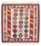 Kelim-tæppe - orientalsk firkantet  - 104 x 102 cm - beige