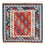 Kelim-tæppe - orientalsk firkantet  - 100 x 98 cm - blå