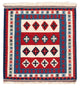 Kilim Fars Tæppe 106x103cm