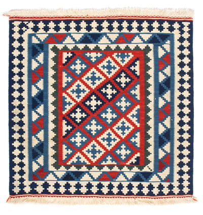 Kilim Fars Tæppe 100x100cm
