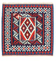 Kilim Fars Tæppe 100x100cm