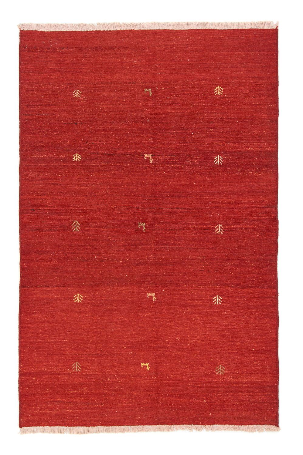 Gabbeh-tæppe - Persisk - 187 x 121 cm - rød
