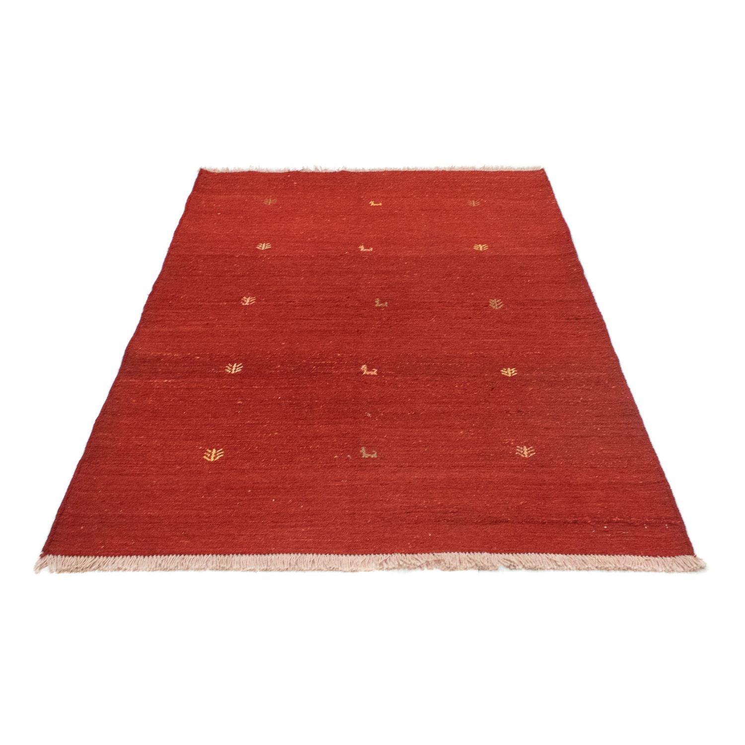 Gabbeh-tæppe - Persisk - 187 x 121 cm - rød