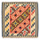 Kelim-tæppe - orientalsk firkantet  - 103 x 101 cm - beige