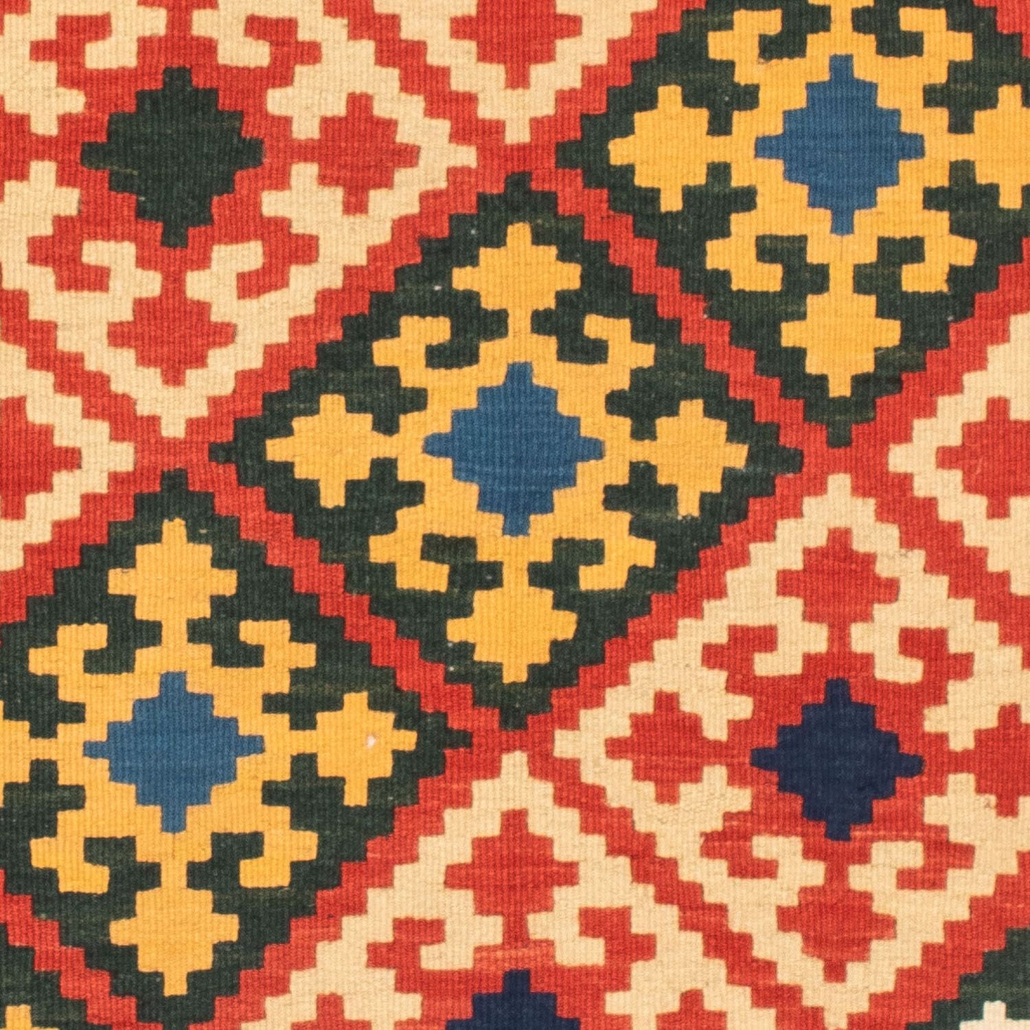 Kelim-tæppe - orientalsk firkantet  - 103 x 101 cm - beige