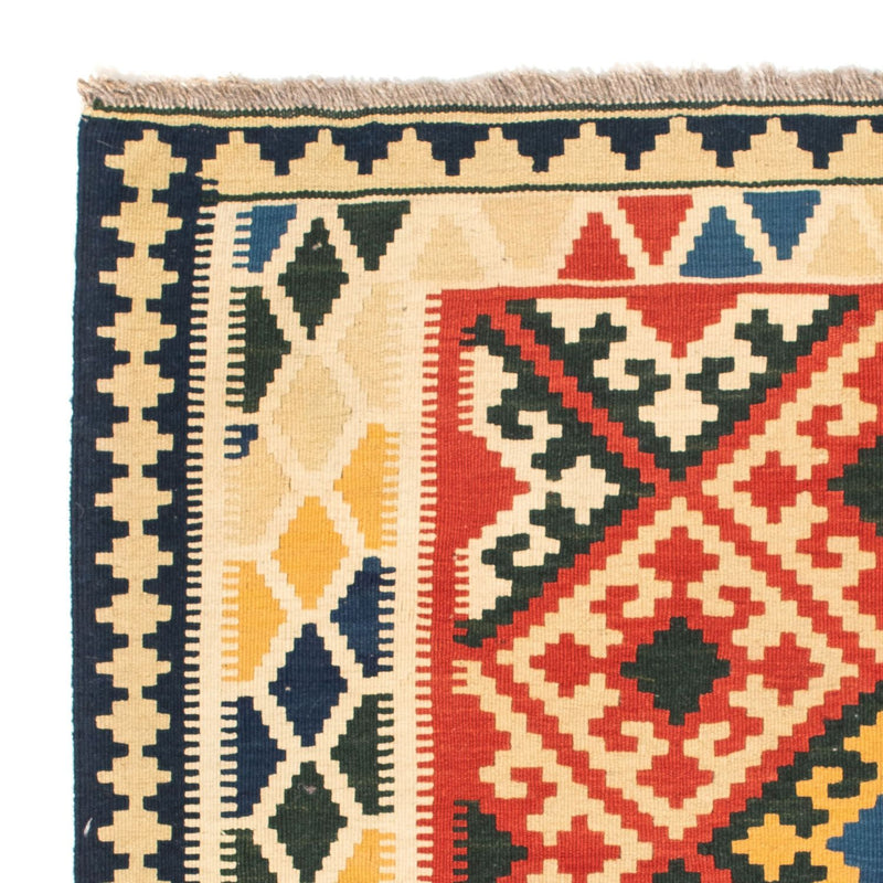 Kelim-tæppe - orientalsk firkantet  - 103 x 101 cm - beige