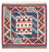 Kelim-tæppe - orientalsk firkantet  - 101 x 101 cm - beige