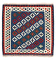 Kilim Fars Tæppe 100x100cm