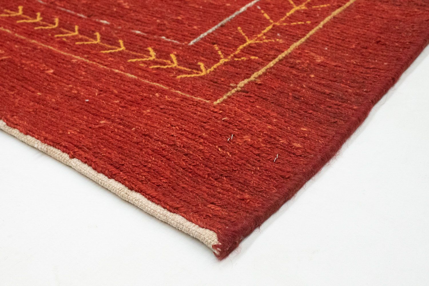 Gabbeh-tæppe - Persisk - 167 x 111 cm - rød