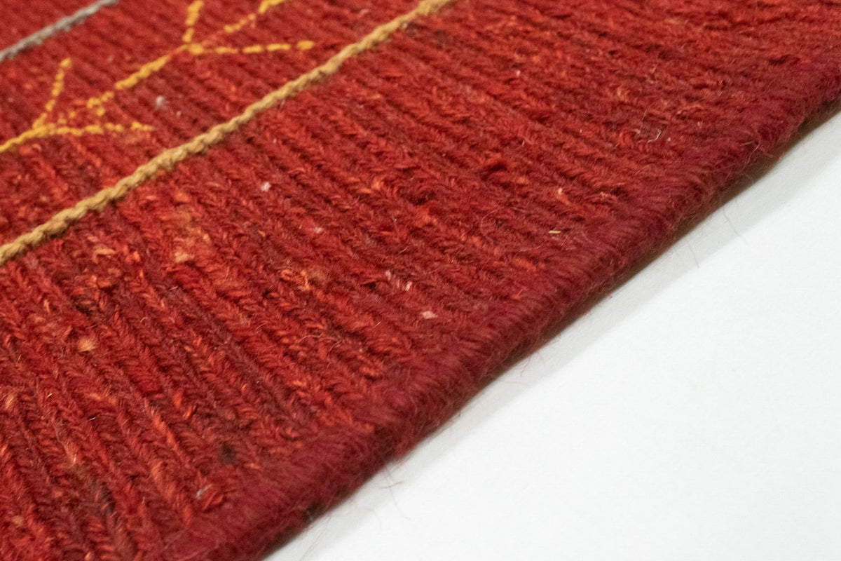 Gabbeh-tæppe - Persisk - 167 x 111 cm - rød