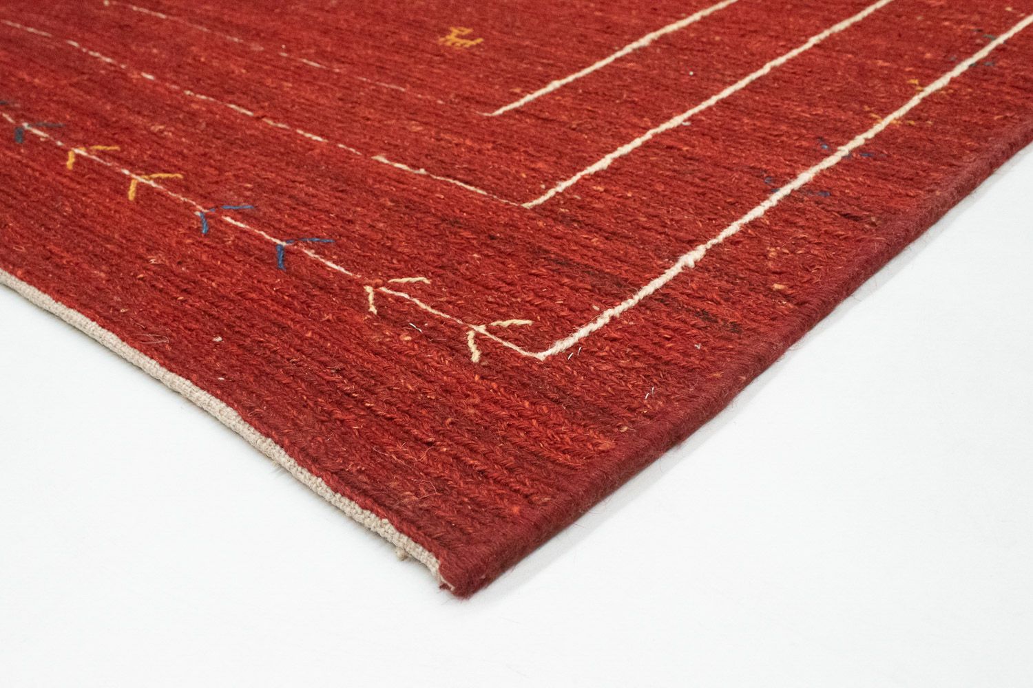 Gabbeh-tæppe - Persisk - 173 x 114 cm - rød