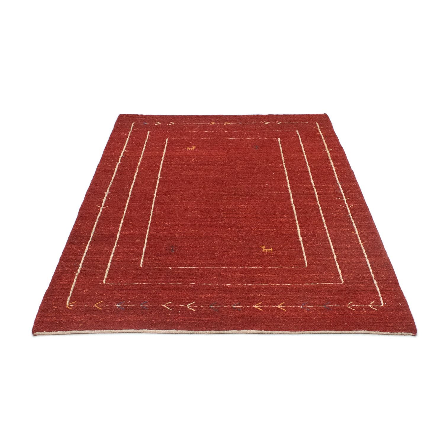 Gabbeh-tæppe - Persisk - 173 x 114 cm - rød