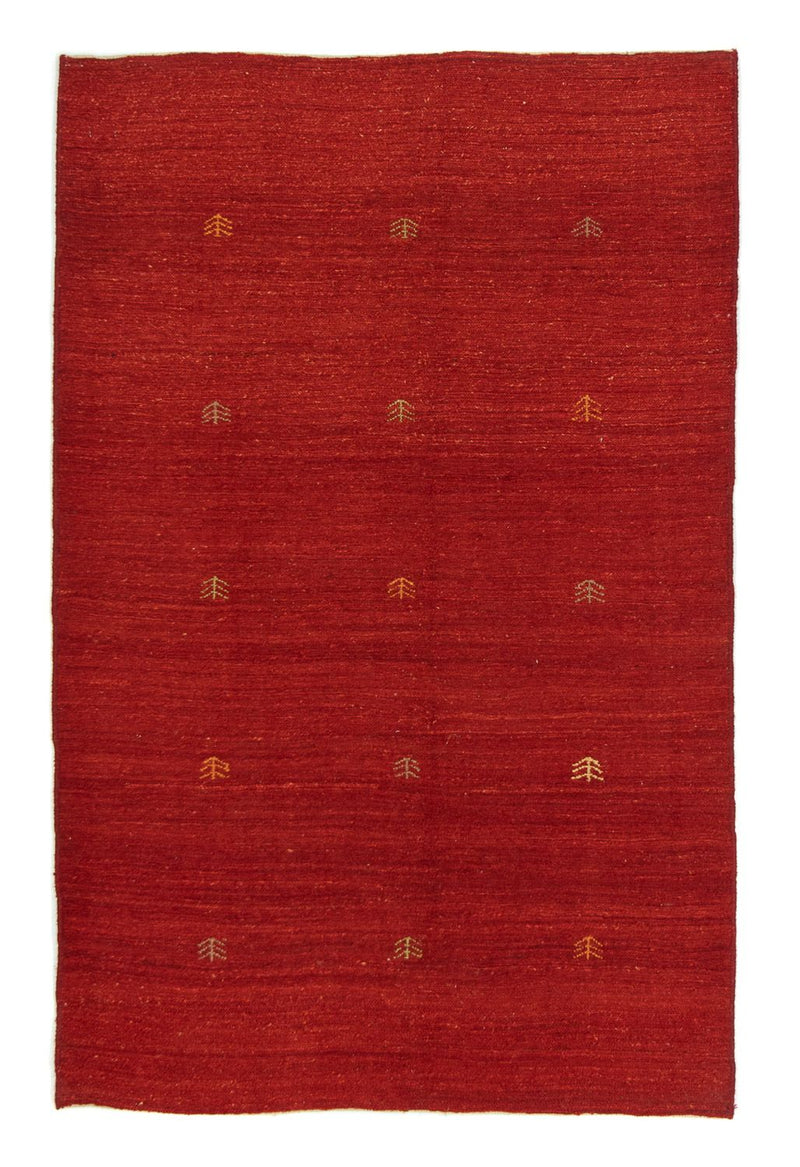 Gabbeh-tæppe - Persisk - 186 x 120 cm - rød