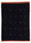 Kelim-tæppe - orientalsk - 206 x 150 cm - mørkeblå