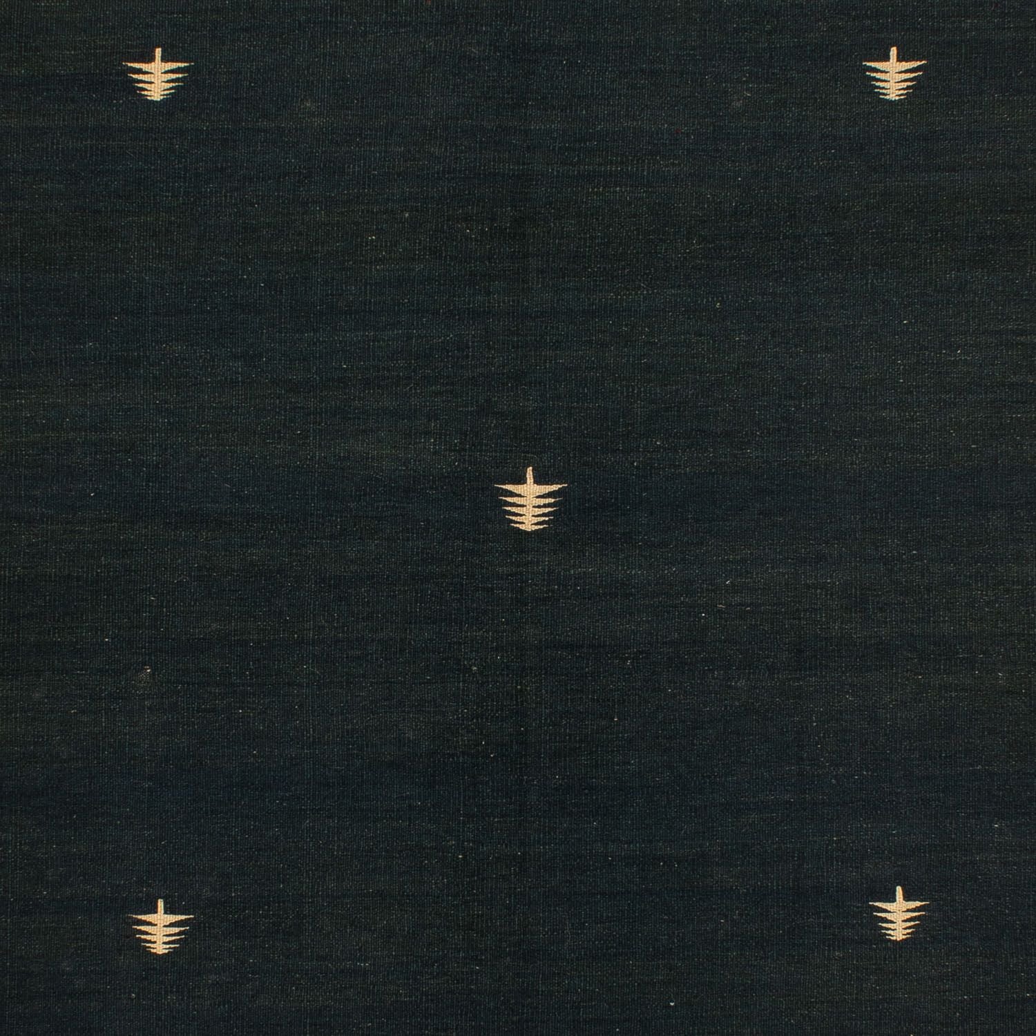Kelim-tæppe - orientalsk - 200 x 150 cm - mørkeblå