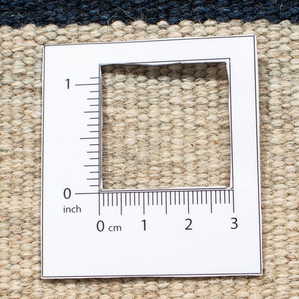 Kelim-tæppe - orientalsk - 200 x 152 cm - mørkeblå