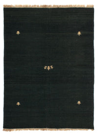 Kelim-tæppe - orientalsk - 200 x 150 cm - mørkeblå